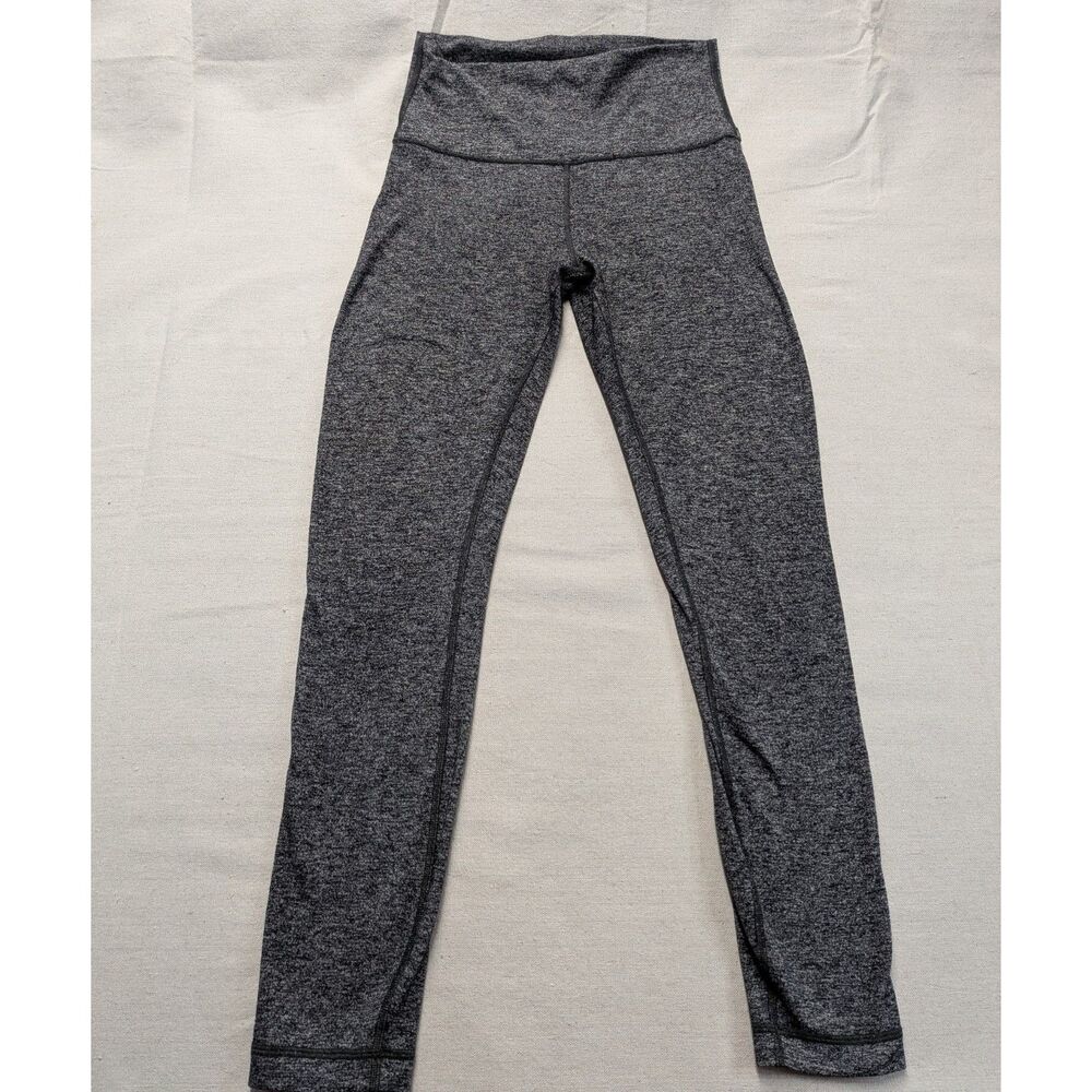 Athleisure Yoga Gymcore XS Lululemon Heather Gray High Rise Leggings